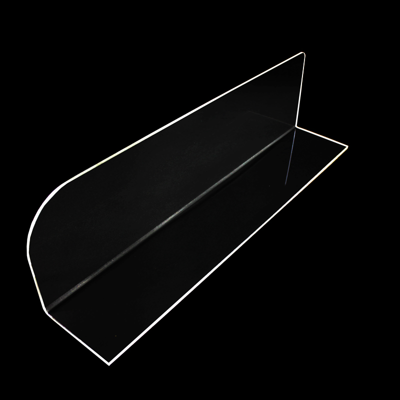 Custom Size and Shape Supermarket Shelf Clear Plastic/PVC Shelf Dividers