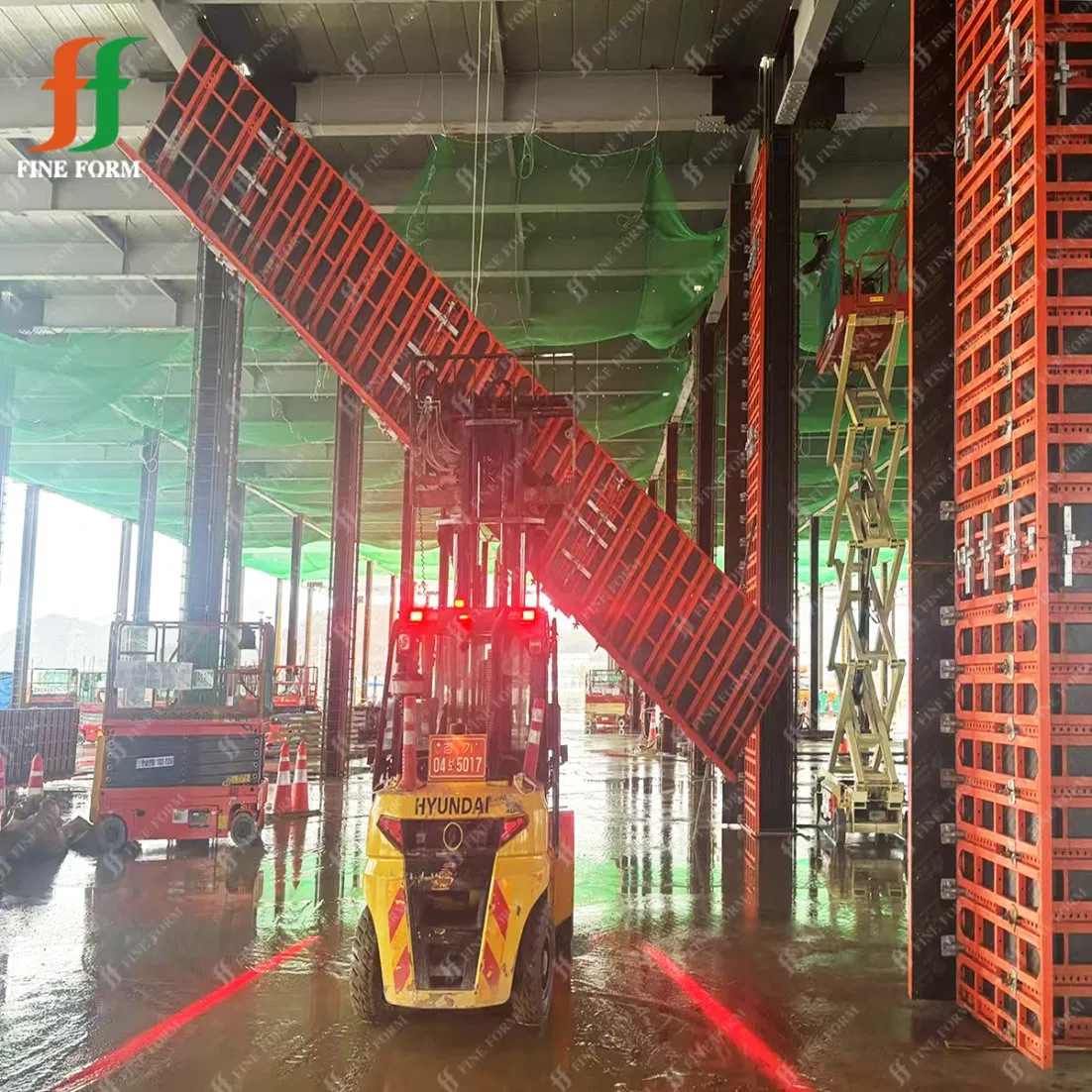 Fineform Factory Building Construction Concrete Forms Adjustable Column Pillar Shuttering Steel Formwork