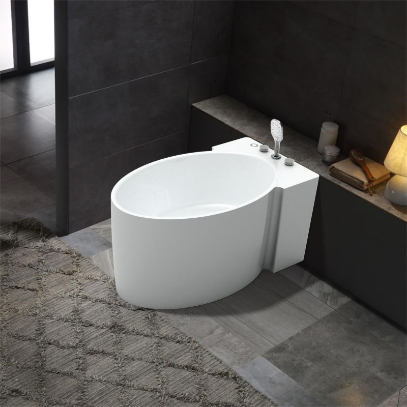 High-Quality Indoor Freestanding 1.2m Children Mini Innovative Cold&Hot Acrylic SPA Bathtub