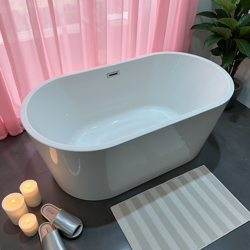 Овальная акриловая ванна Anlaike для отелей и апартаментов
