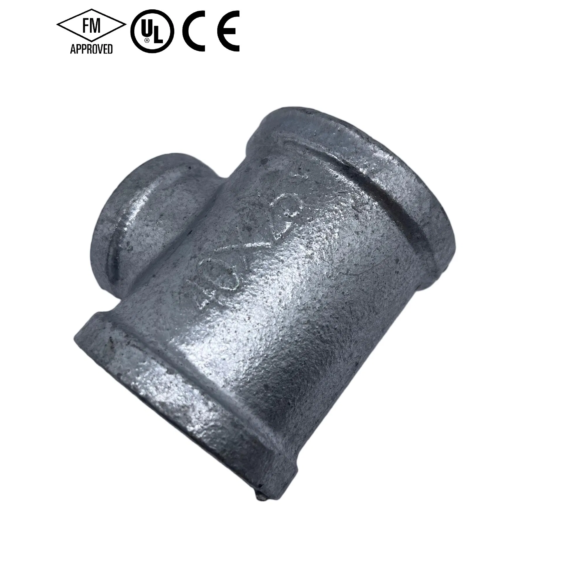 High-Quality Casting Iron Hot DIP Galvanized Malleable Iron Tee Pipe Fitting
