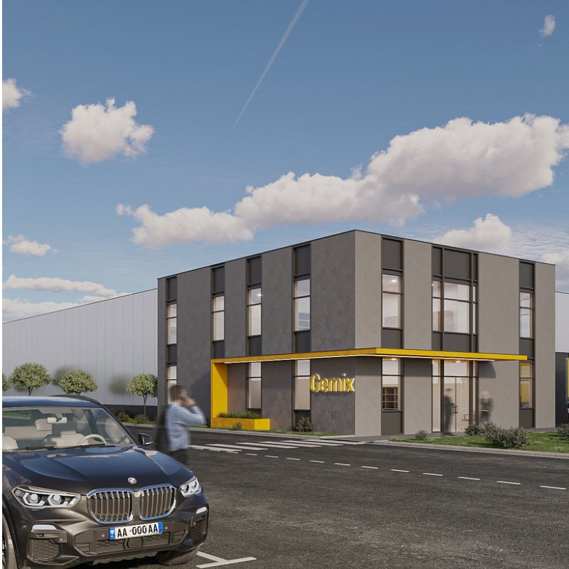 Painted Steel Structure Warehouse / Free Design Steel Structure Warehouse