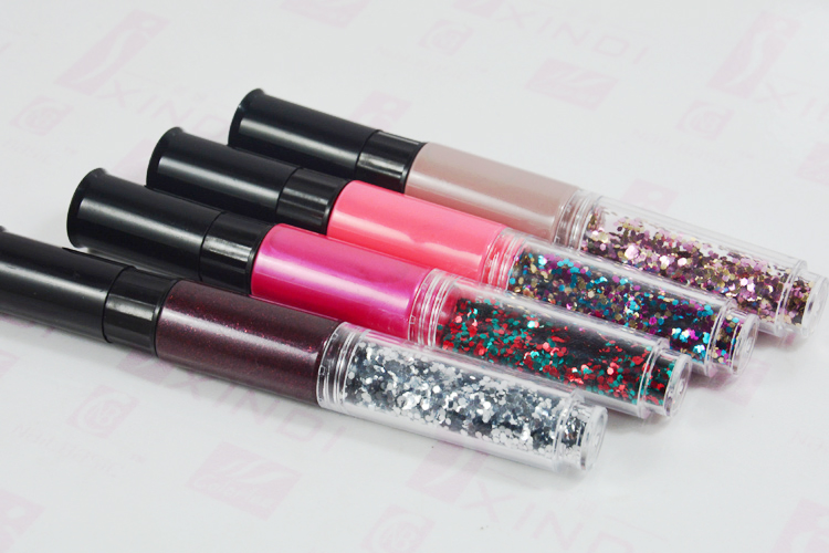 New Arrival 2 in 1 Nail Art Painting Pen Dotting Nail Polish & Glitters
