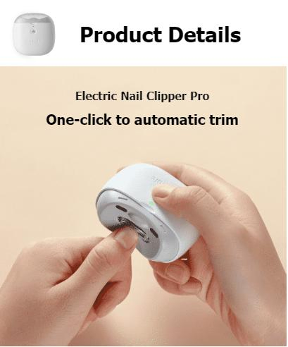 Seemagic PRO Series Electric Nail Clipper - High-Performance Beauty Gadget for Nails