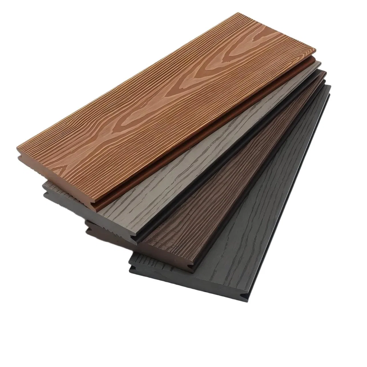 Eco-Friendly Solid WPC Fence Panels Wood Plastic Composite Outdoor Fencing