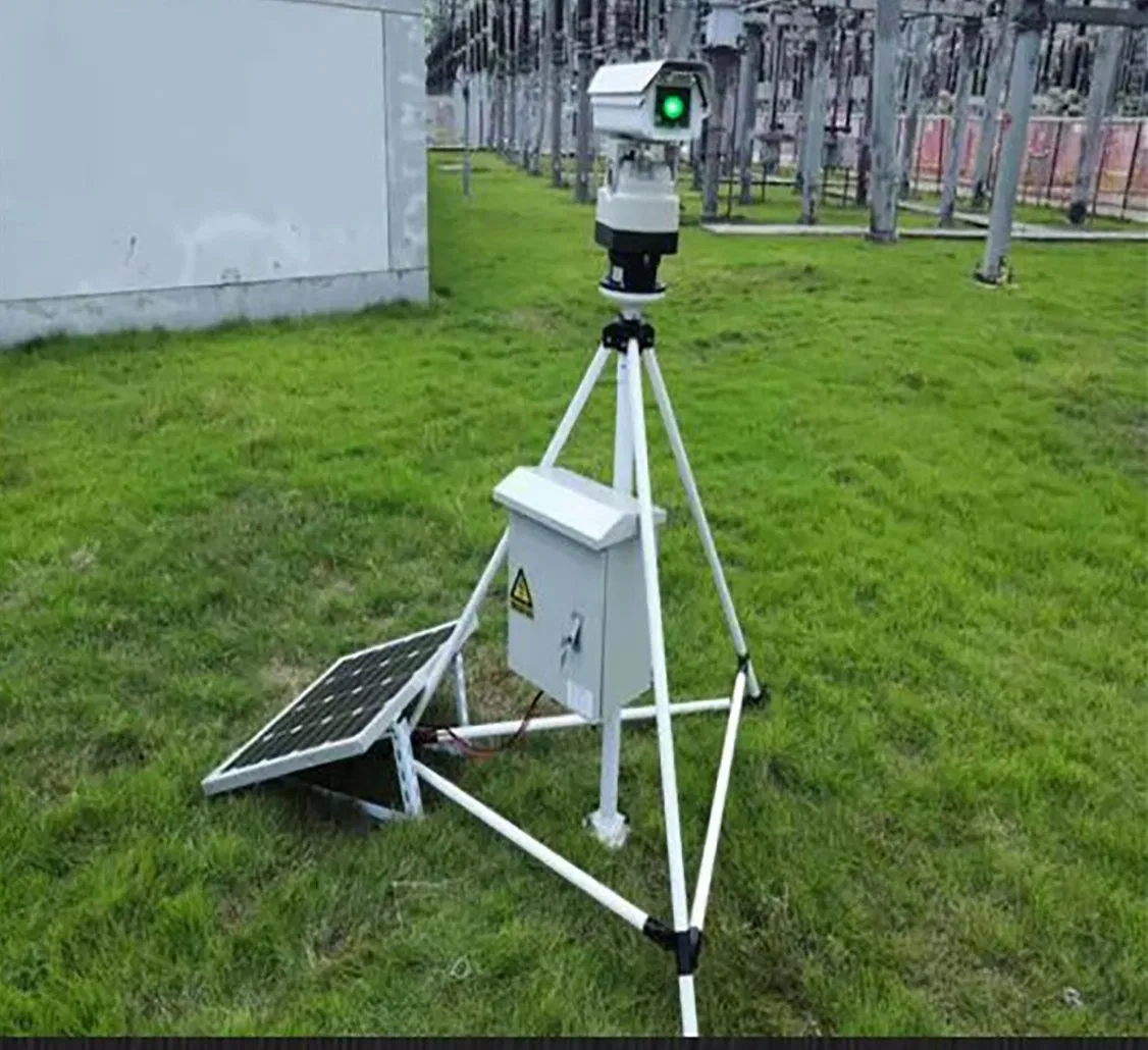 Solar Laser Bird Repellent with HD Camera for Power Plant Railway Runway