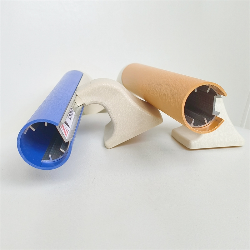 Hospital Antibacterial Anti-Collision PVC Wall Handrail