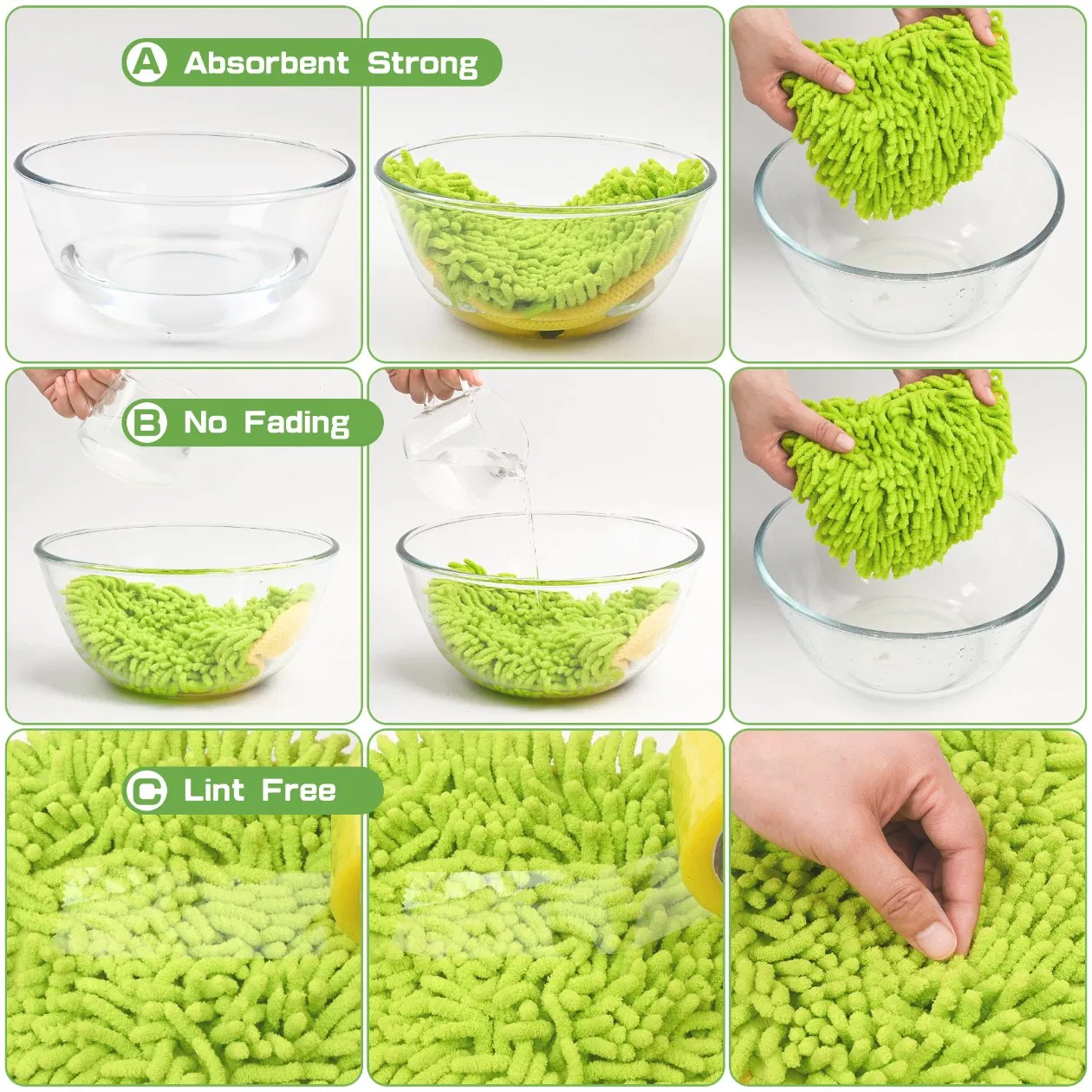 Телескопическая швабра из микрофибры для окон