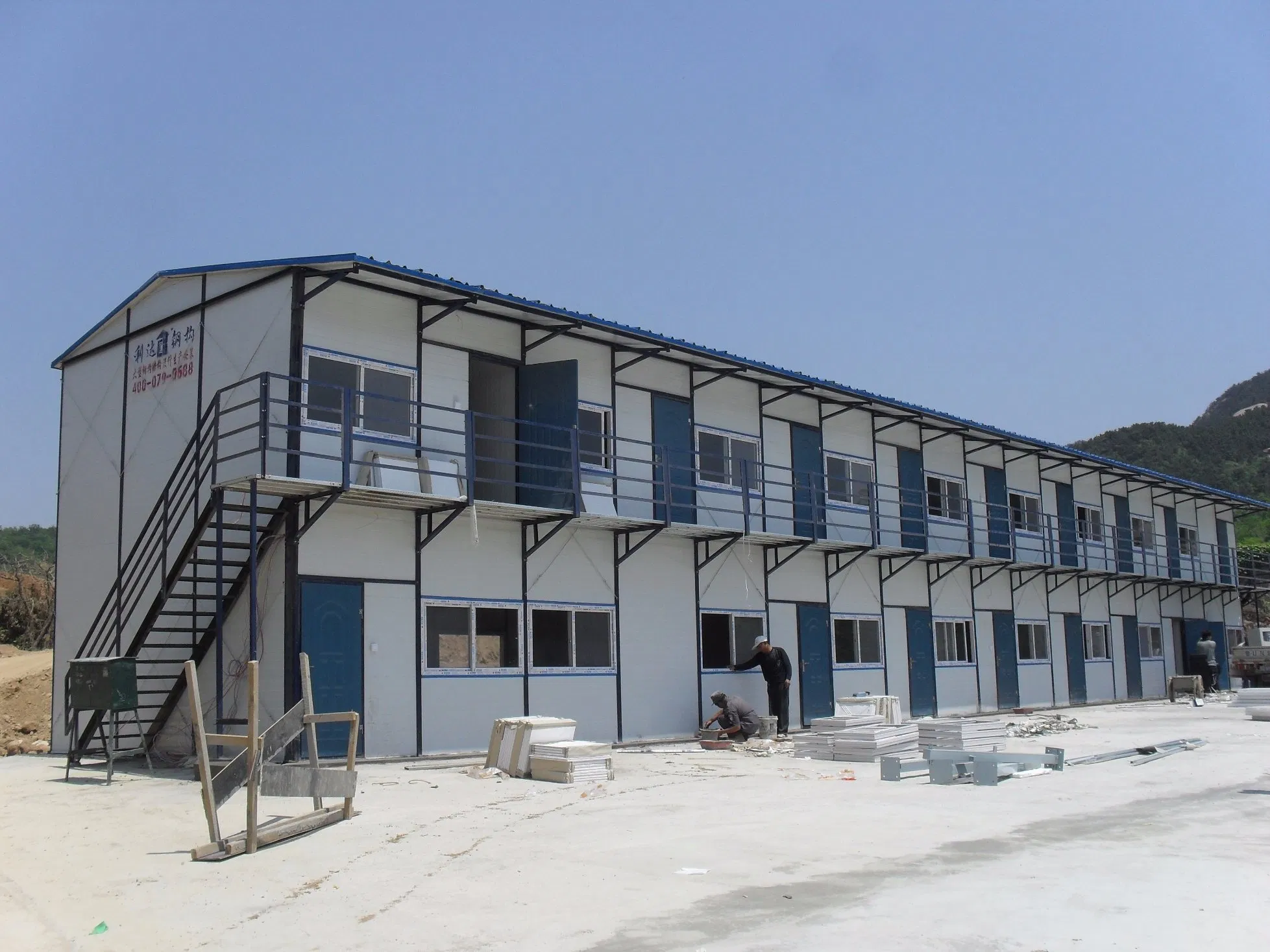 Prefab Plat Pack Container House for Labor Camp