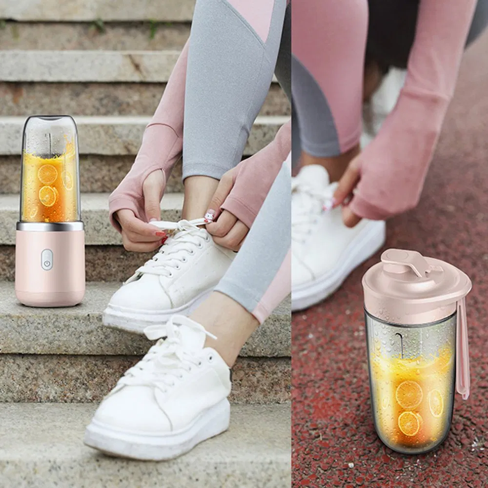 New Personal Mini Electric Fruits Vegetable Juice Automatic Blender and Mixer USB Rechargeable Juicer Hand Portable Blender