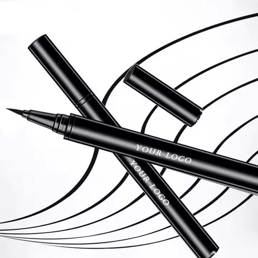 Wholesale Black Thin Tip Eye Liner Pencil Vegan Waterproof Liquid Eyeliner Private Label