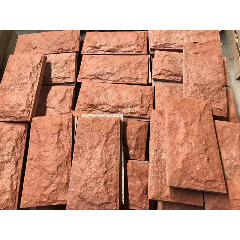 Rusty/Red Slate Quartzite Mushroom Tiles Wall Stone for Cladding and Corner Price