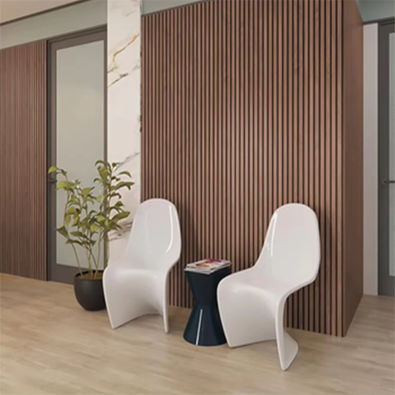 Polyester Acoustic Bamboo Wood Panel Panneau Acoustique Bamboo Acoustic Ceiling Board Panel