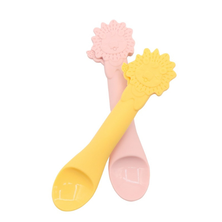 Baby Feeding Spoon Silicone Baby Dinner Spoon