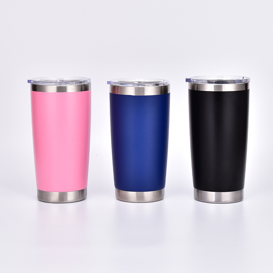 Термокружка 20 унций с логотипом, сталь, BPA Free