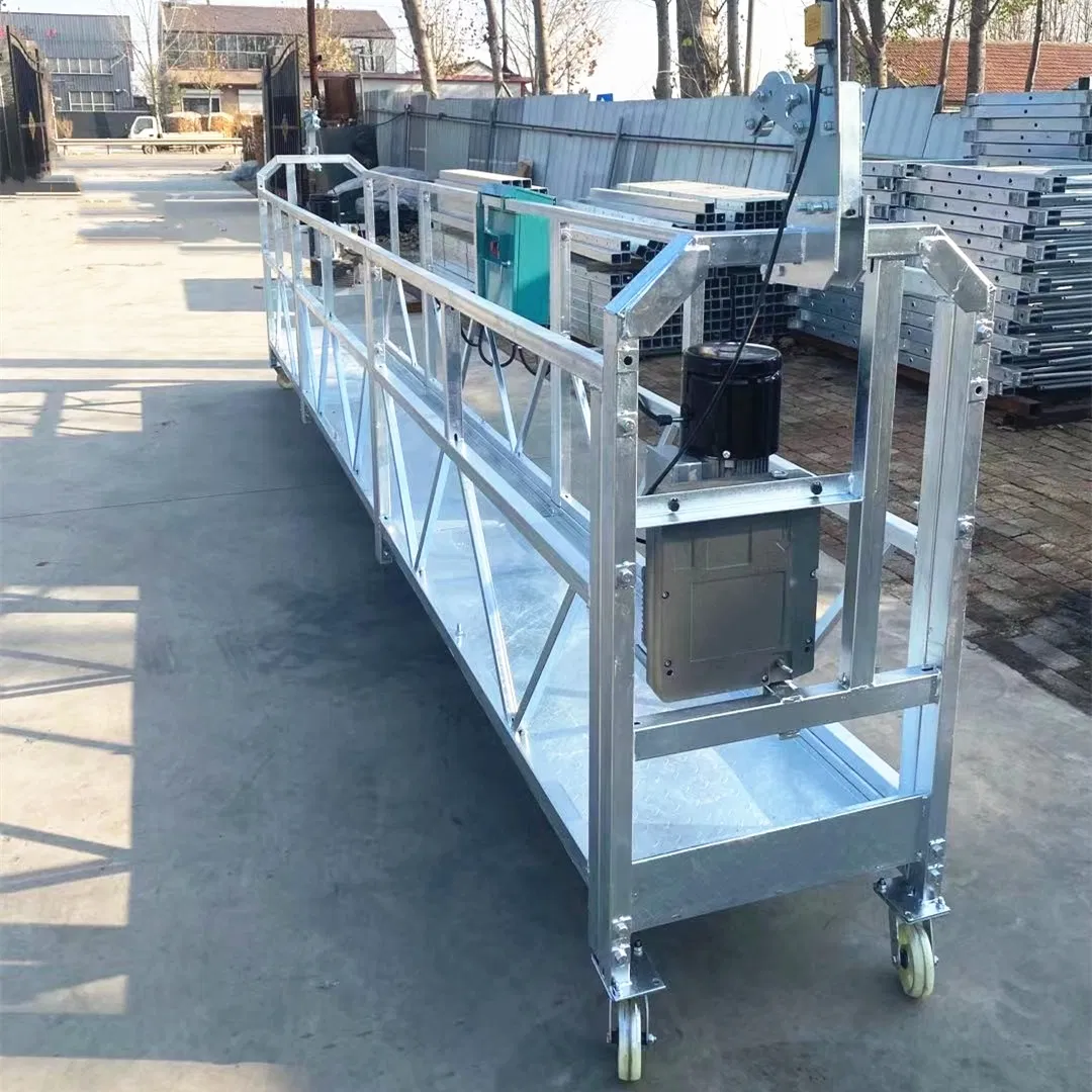 CE Approved Aluminum Wall Gondolas Building Maintenance Cradle High Rise Builder Work Stage Suspended Platform