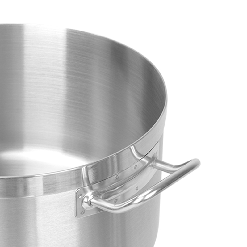 Premium Quality Double-Handle Stainless Steel Easy to Clean Braiser Pot
