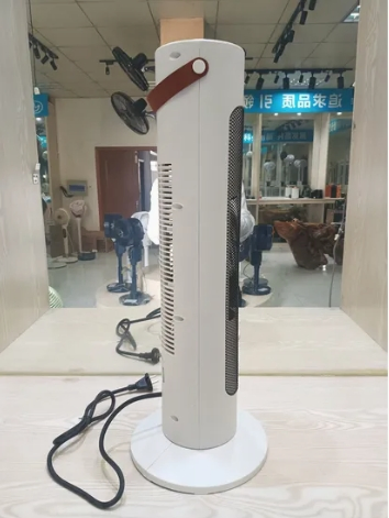 2025 Newest Freestanding Ceramic PTC Tower Fan Heater for Home