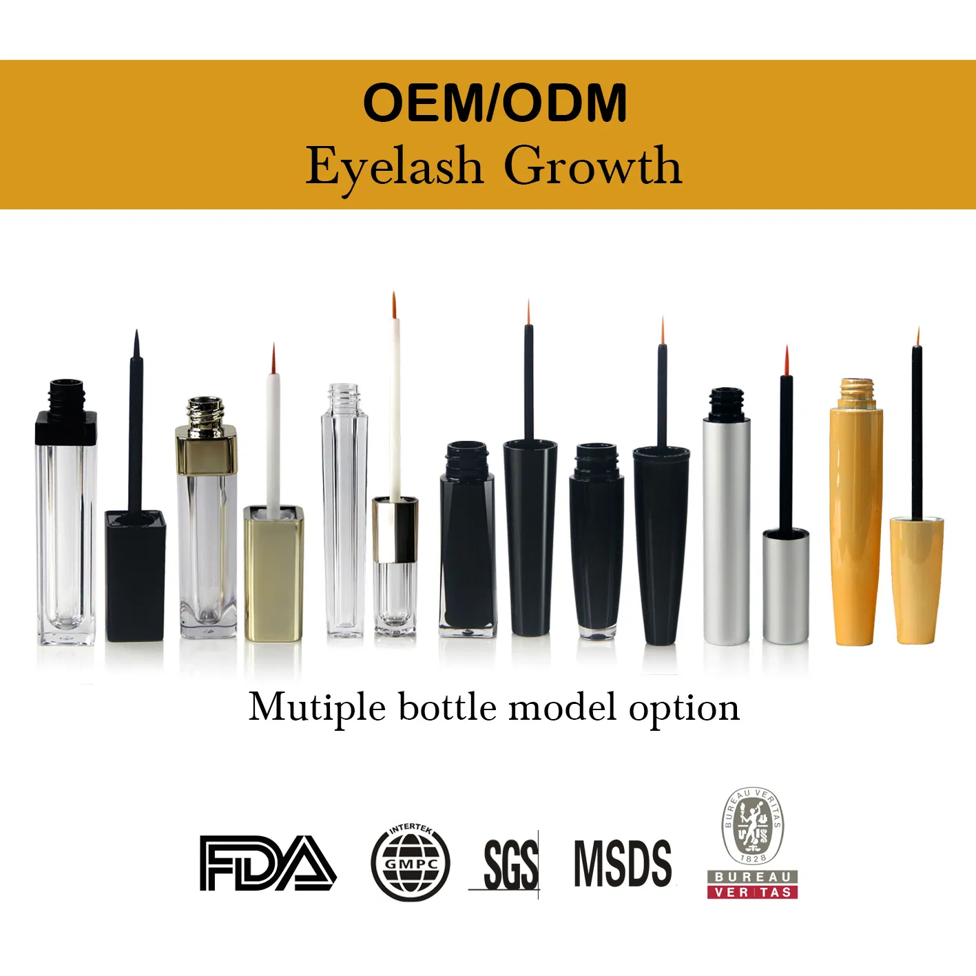 OEM Longer Thicker Eyelash Growth Serum Healthy Lash Epm Exclusive ISO COA Factory Supply