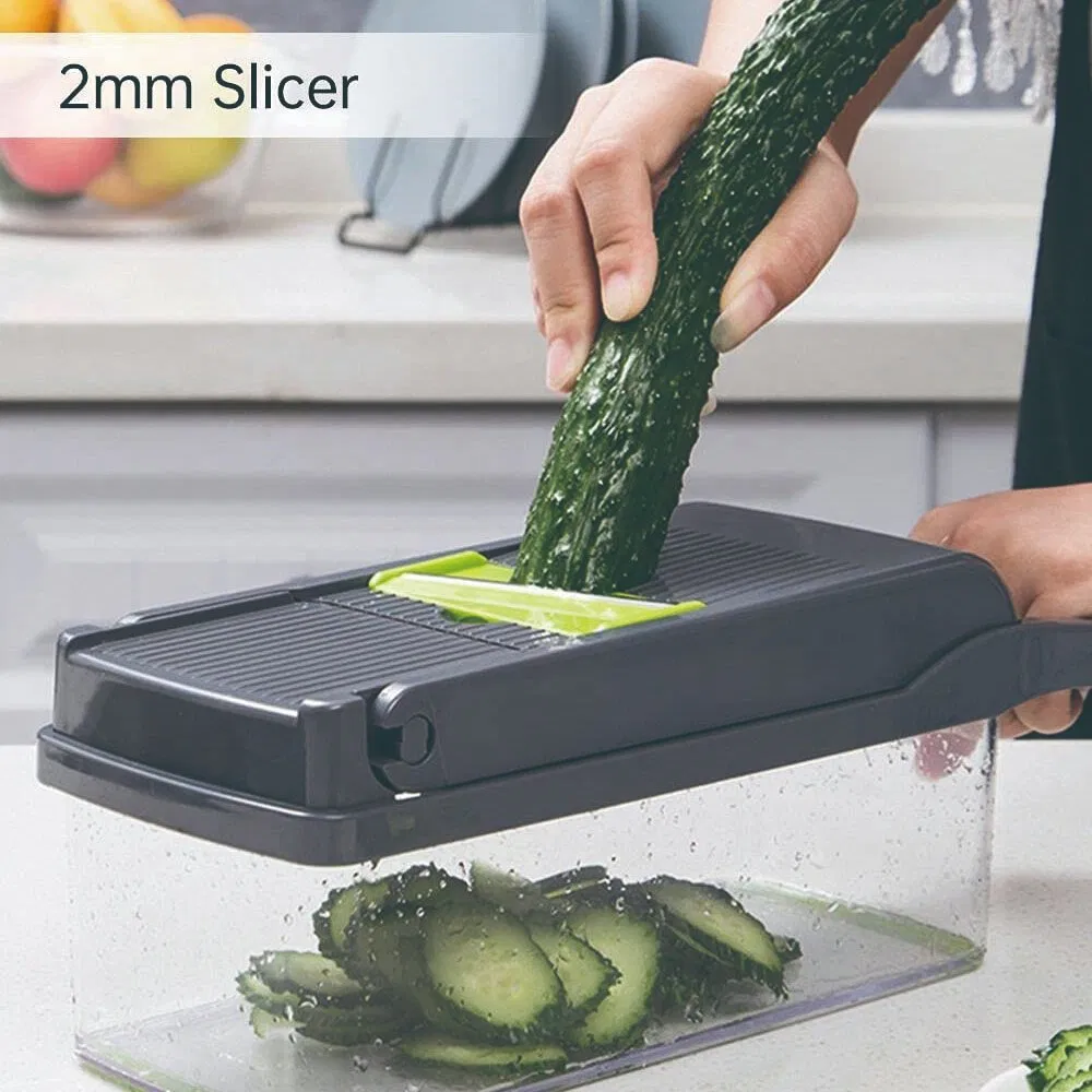 Тёрка-слайсер 12 в 1 для овощей и мяса