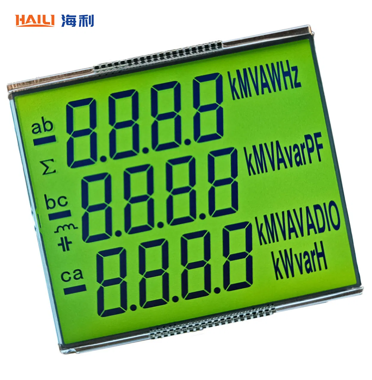New Material Custom Electricity Meter 7 Segment Tn Htn Stn FSTN LCD Display /Power Meter LCD Screen /Energy Meter Display/Factroy Price