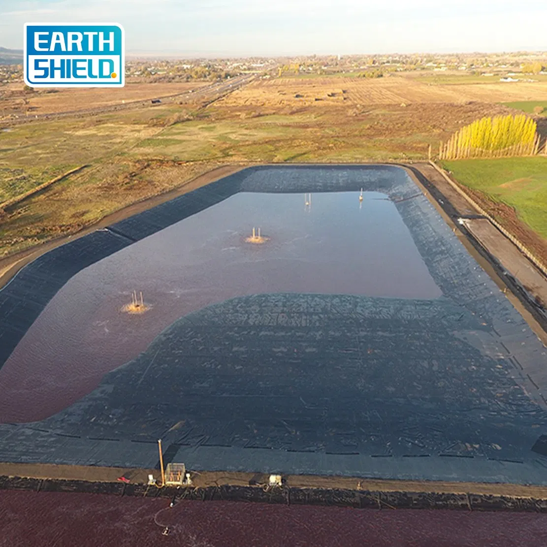 0.5mm 0.75mm HDPE Geomembrane for Fish Farm and Aquaculture Base Waterproofing