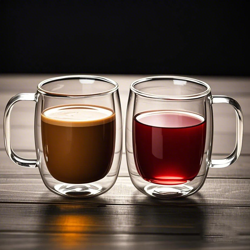 Wholesale Glass Tableware Transparent Glass Cup Coffee Mug for Tea Wine Water Drinking Borosilicate Glass Cup Glassware
