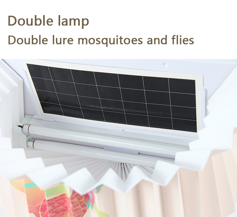 Folding UV LED Wall Insects Trap Fly Catcher Electric Mosquito Killer Lamp