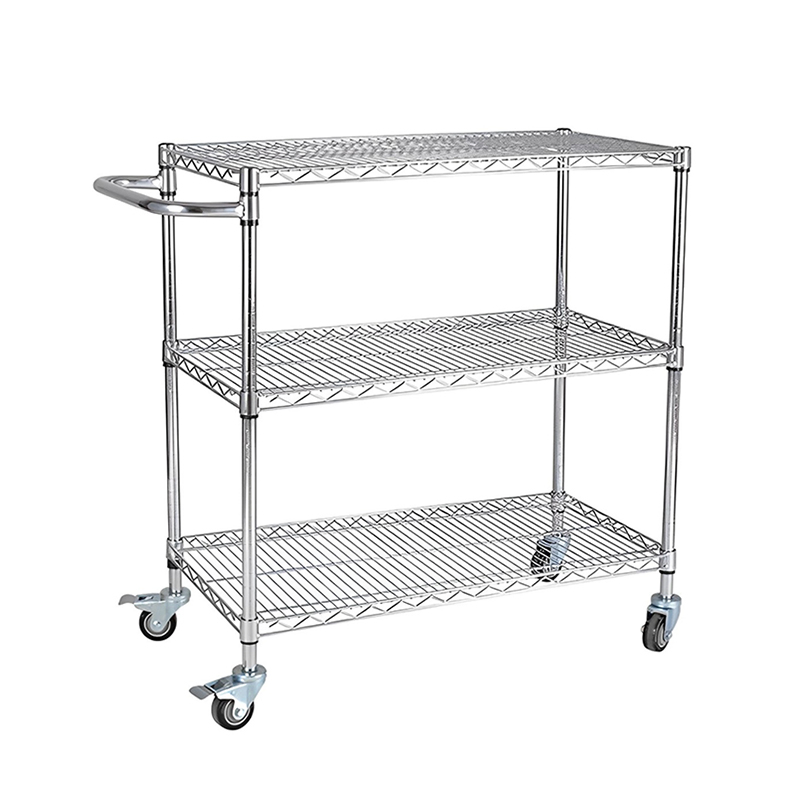 Dust-Proof Wholesale Good Quality Double Sided Heavy Duty Steel Structure Warehouse Trolley