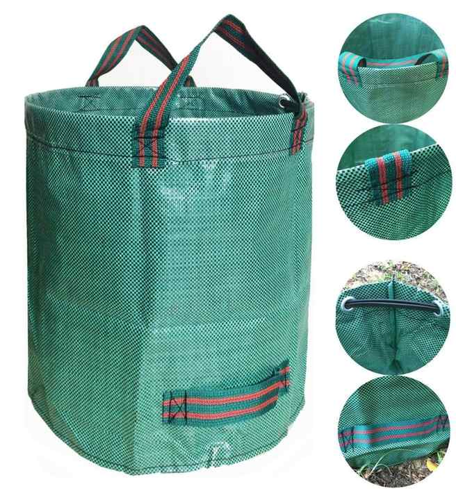 Garden Bags Perfect for Lawn, Garden, Leaf, Yard Waste, Storage and Pool Accessories with Reinforced Bottom