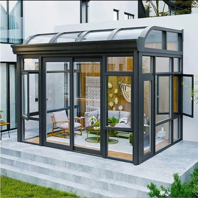 Sun Rooms Aluminium House Backyard Sunroom Large 4 Season Conservatory