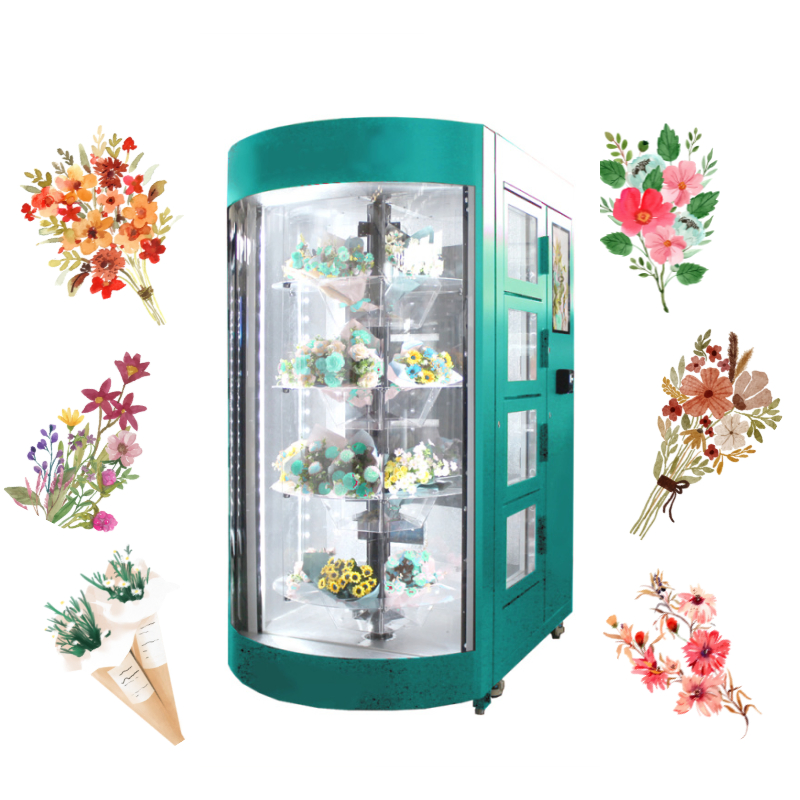 Winnsen Support Multi-Language Settings Floss Flower Vending Machine