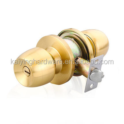 High Quality Cerraduras De Interior Handle Furniture Entry Passage Cylindrical Knob Door Lock Cylindrical Lock