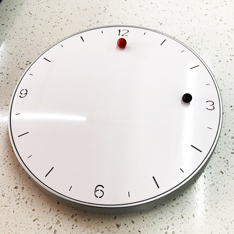 Can Hang on The Wall as a Decoration ABS Magnetmagnet Clock