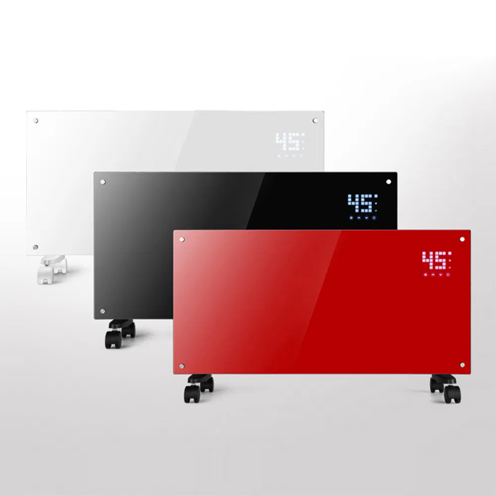 2024 New Style Touch Screen Remote Control Wall Mounted Glass Convector Heater