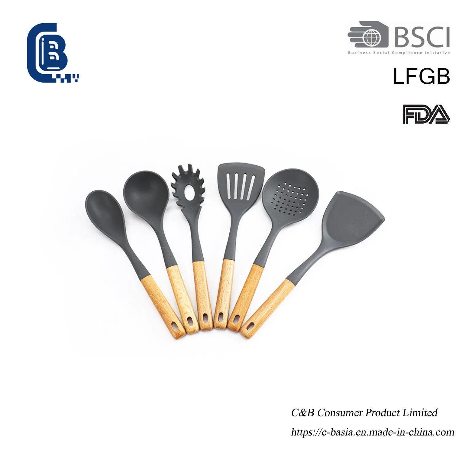 7PCS Nylon Cooking Tools Kitchenware Set, Kitchen Gadgets Accessories Utensils Set