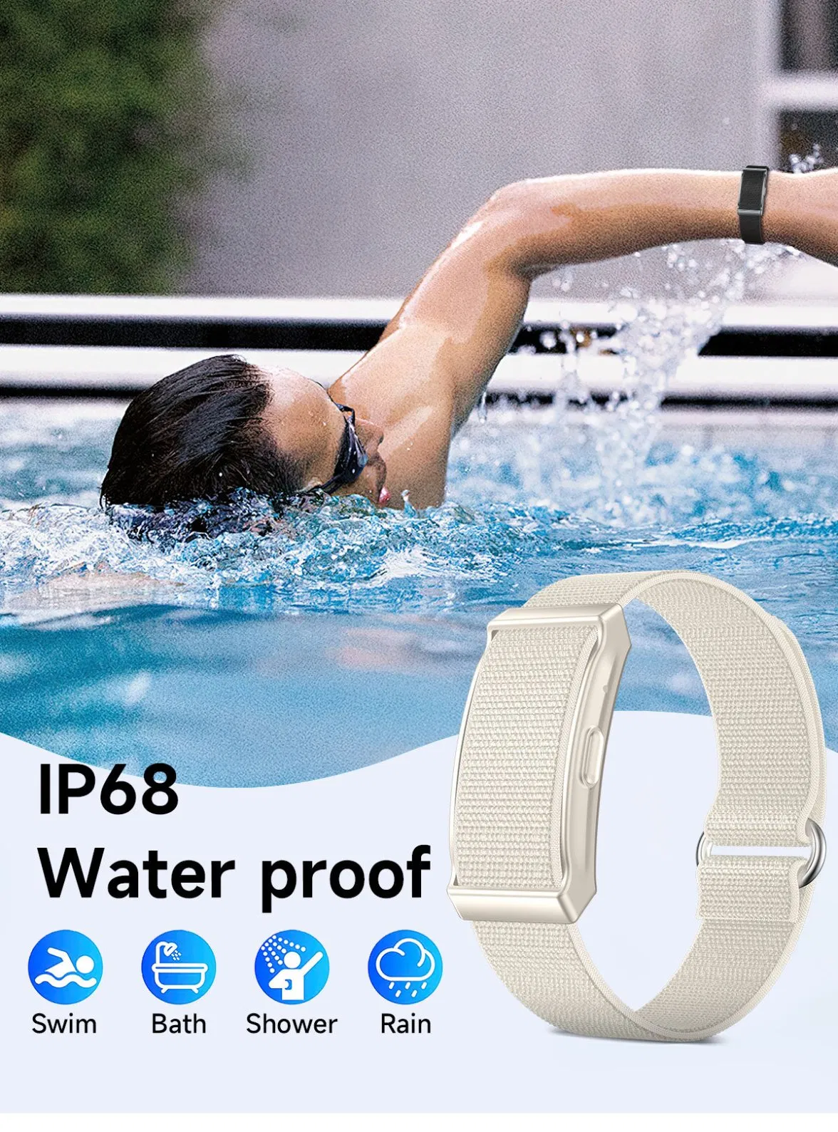 Sleep and Health Monitor Smart Bracelet for Android Users