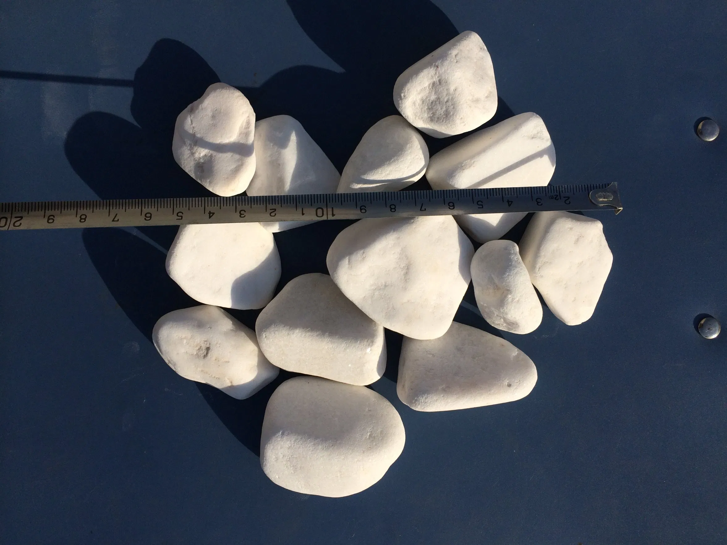 White Machine Pebble Stone for Garden Landscape Decoration Outdoor Project