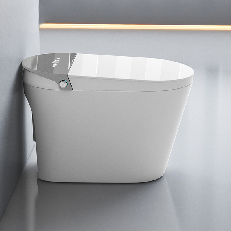2024luxury No Water Pressure Foot Flush Automatic Intelligent Smart Toilet