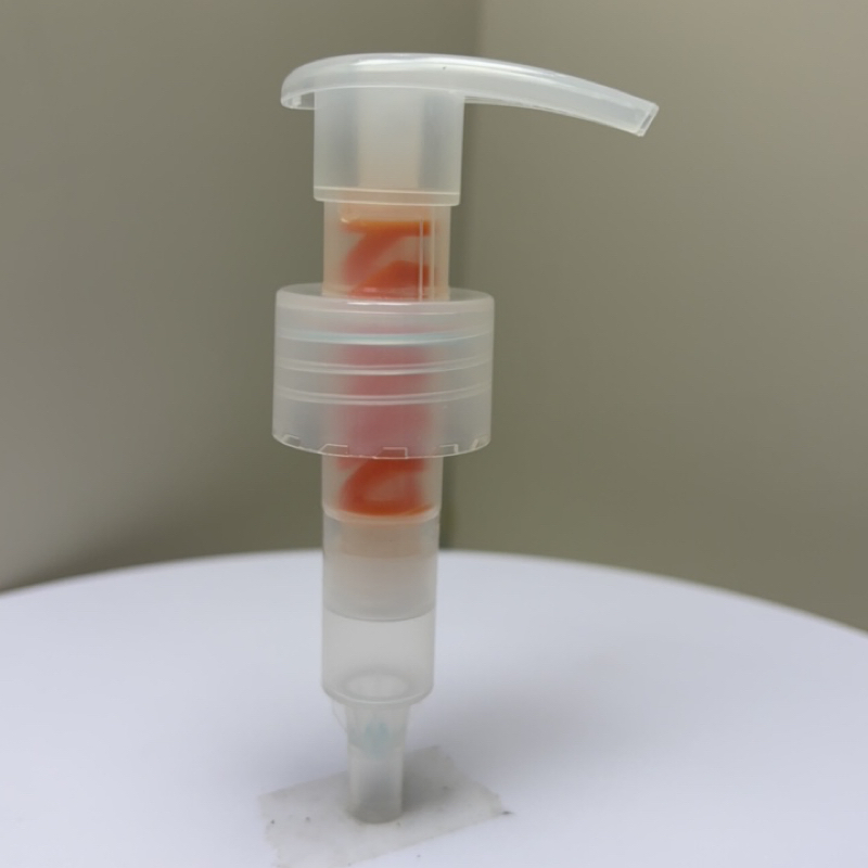 New Hot 28mm Environmentally Friendly and Recyclable Transparency All Plastic 28/410 Metal-Free No Spring Lotion Dispenser Pump