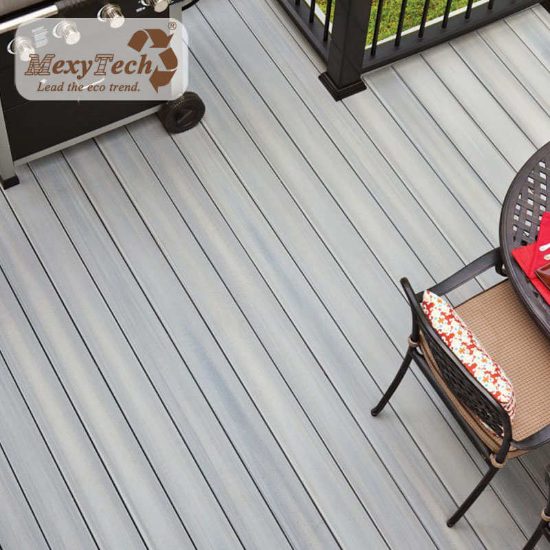 Hot Sell Steel Decking Warehouse Stock / 3D Wood Grain Outdoor WPC Co Extrusion Flooring Decking