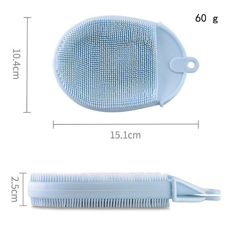 Kitchen Food Qrade Silicone Dishwasher Pot Cleaning Brushes