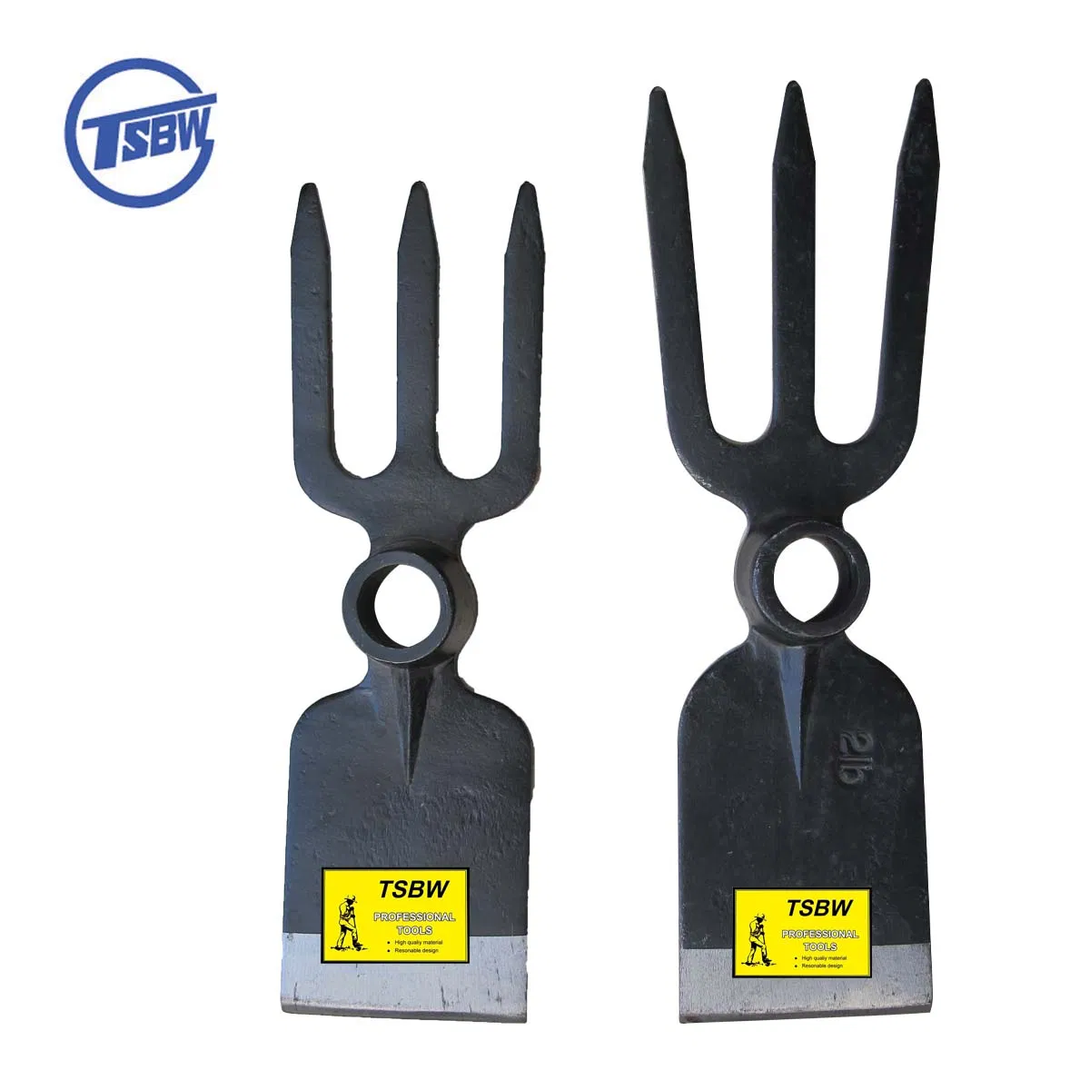 Forged One Piece No Welding Garden Steel Farming Digging Fork Hoe