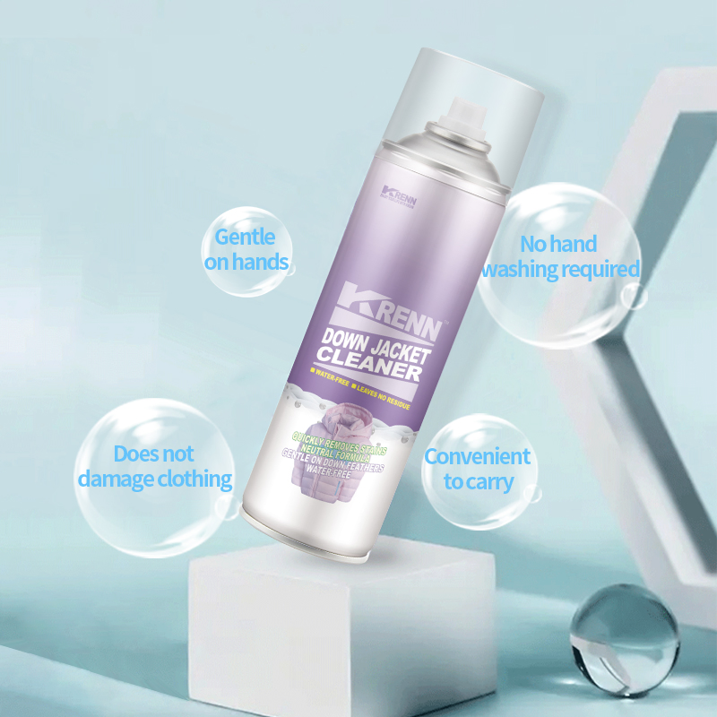 Custom Logo Down Coat Dry Cleaner Down Jacket Cleaning Agent Foam Cleaner Spray Dry Cleaner for Down Coat