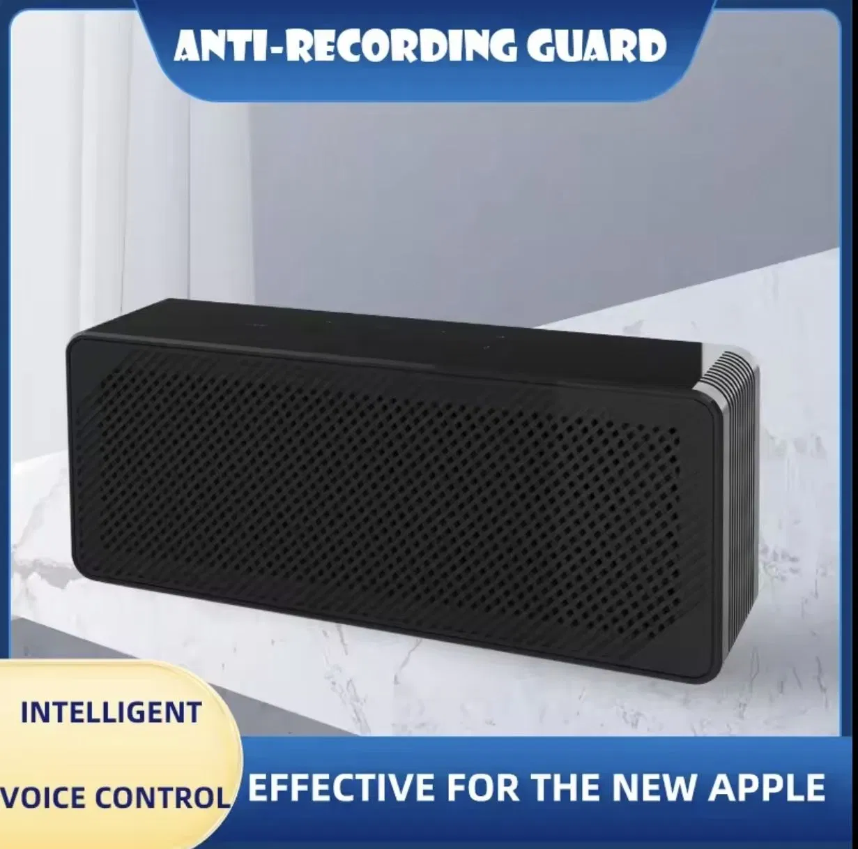 Anti-Recording Device Audio Recording Blocker 2-6m with Voice Control D27