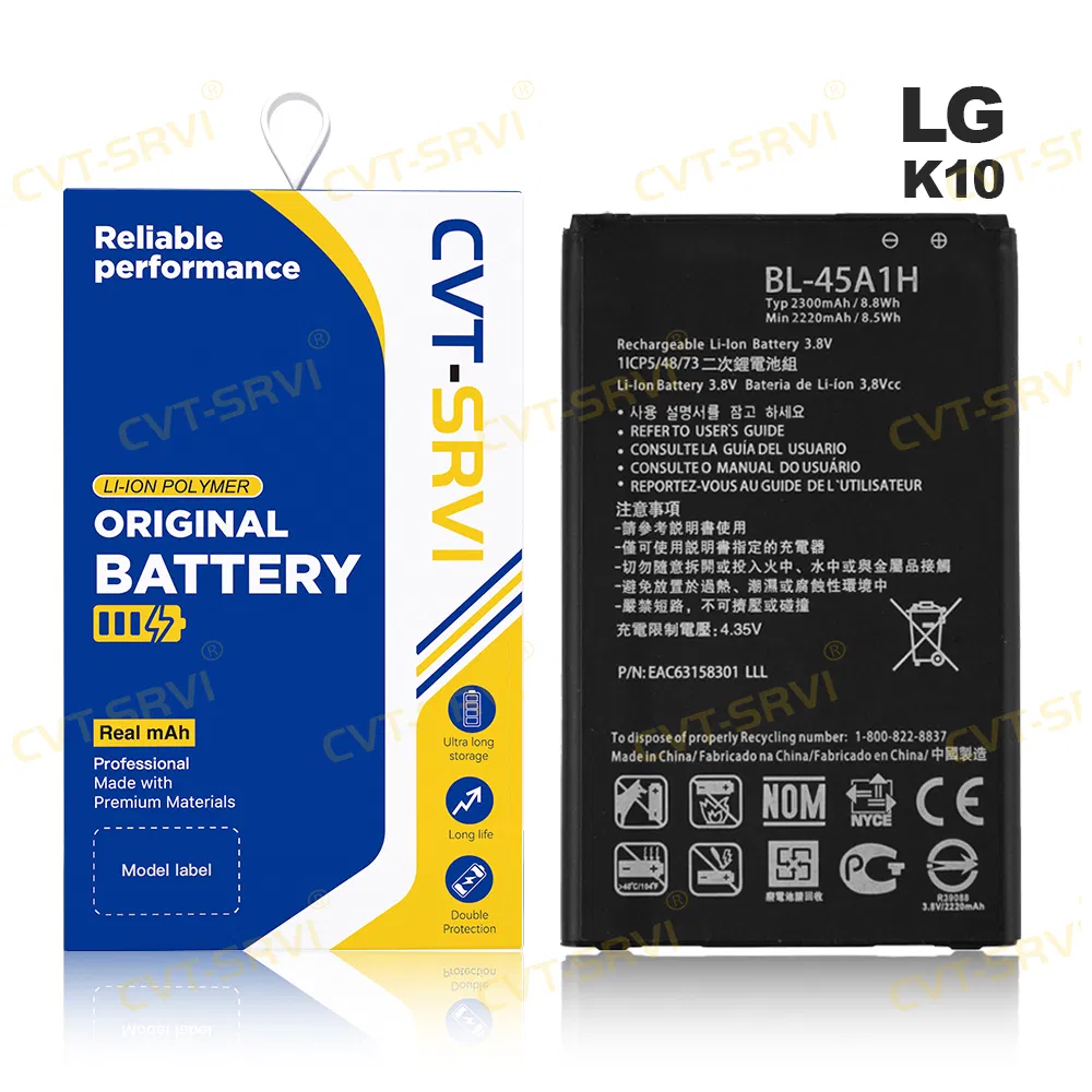 Аккумулятор для LG K10, литий-ионный, 2300 мАч