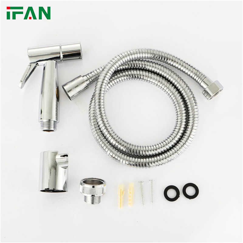 Ifan Shataf Set Shataf Pipe Wallshelf 1/2 Bidet Toilet Sprayer Set