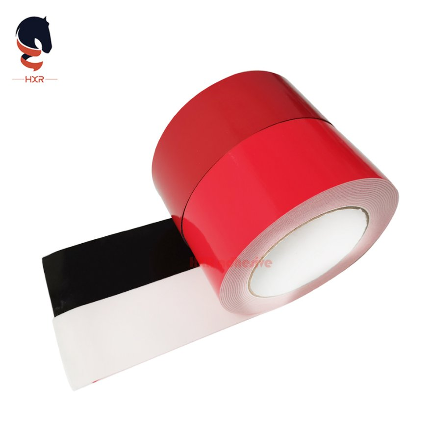 High Density Strong Adhesive Double Sided PE Foam Tape for Mounting Glazing
