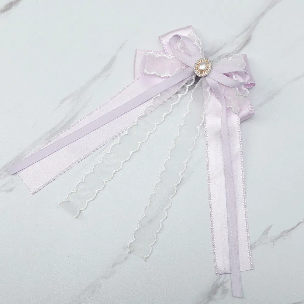 Винтажные заколки для волос с жемчугом и бантом для девочек