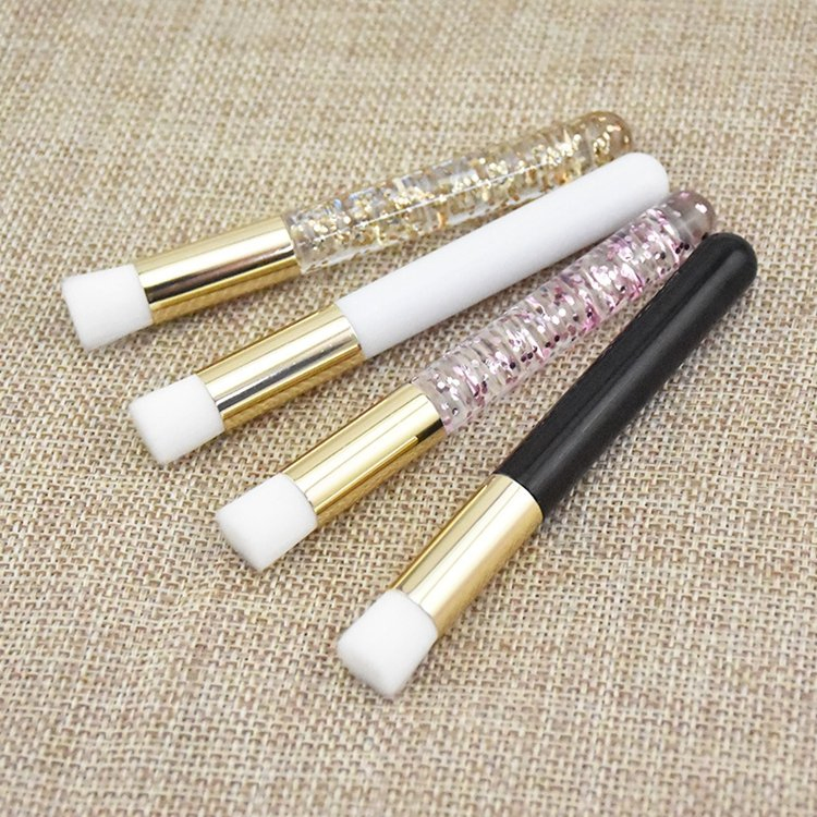 New Styles Crystal Handle Diamond Nose Cleansing Brush Single Blackhead Eyelash Cleaning Brush